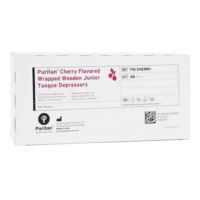 Puritan Medical Products - 710 CHERRY Puritan® Cherry Flavor Tongue Depressor