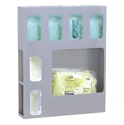 Omnimed - 307000 Hygiene Dispensing Station Wall Mount 26 H X 21 W X 4.5 D Inch Stainless Steel