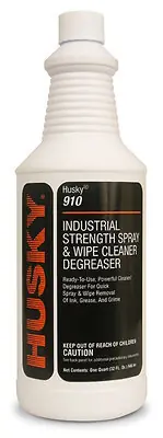 Canberra - HSK-910-03 Surface Cleaner / Degreaser Husky® 910 Alcohol Based Manual Pour Liquid 1 Quart Bottle Mint Scent NonSterile