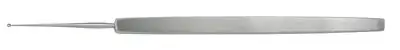 Integra Lifesciences - 18-499 Chalazion Curette Miltex® Meyhoefer 5 Inch Length Solid Flat Handle Size 0 Tip Straight Round Cup Tip