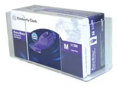 Unimed - Midwest - CCG1061004 Glove Box Holder Horizontal Mounted 1-Box Capacity Clear 3-1/2 X 4-3/4 X 11 Inch Acrylic