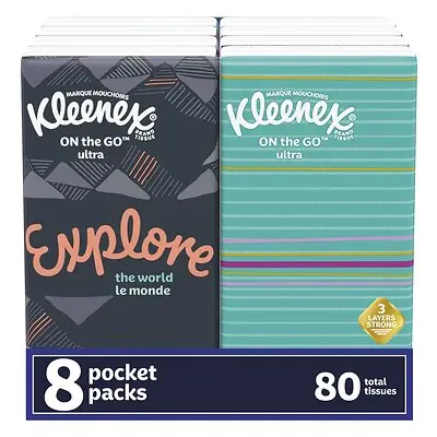 Kimberly Clark - 46651 Kleenex® Pocket Pack Facial Tissue