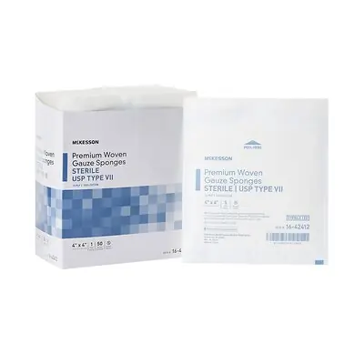 McKesson Brand - 16-42412 McKesson Sterile USP Type VII Gauze Sponge