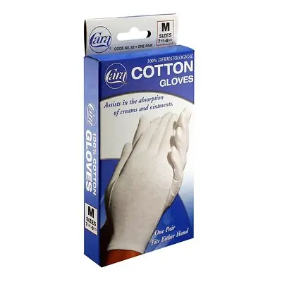 Cara Inc - 03805600082 Cara® Cotton Gloves Aid in Infection Prevention & Absorption of Moisturizers