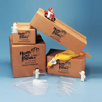 Health Care Logistics - 8606-31 Reclosable Bag Reloc-Zippit® 6 X 6 Inch LDPE Clear Zipper Closure
