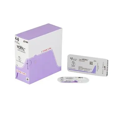J & J Healthcare Systems - J214H Coated Vicryl™ Suture with Needle