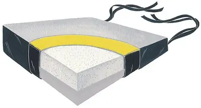 Skil-Care - 754039 Wedge Seat Cushion Skil-Care™ 16 W X 16 L X 4 to 2 D Inch Foam