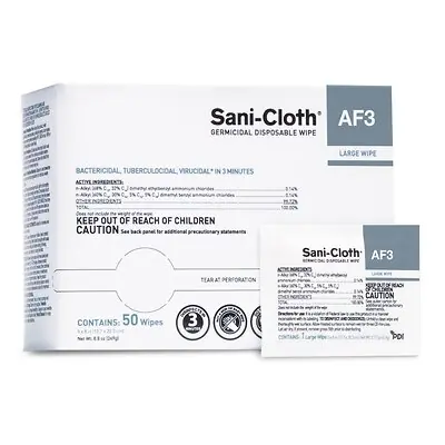 Professional Disposables - H59200 Sani-Cloth® AF3 Germicidal Large Disinfectant Wipes