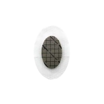 Ferris Manufacturing - 1245 Silver Foam Dressing PolyMem® Silver Oval Sterile