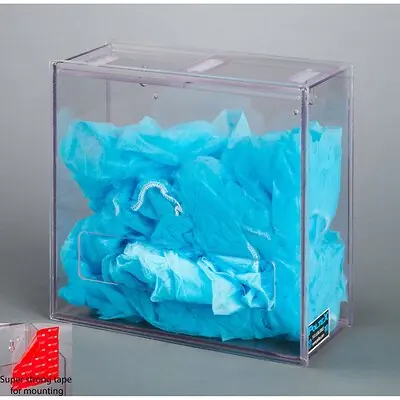 Poltex Inc - BULKPPE10-T PPE Dispenser VHB Tape Clear 4 X 10 X 10 Inch PETG Plastic