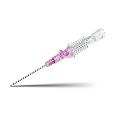 B. Braun - 4242006-02 Peripheral IV Catheter Introcan Safety® 2 20 Gauge 1 Inch Polyurethane Straight Hub Blood Control Passive Safety