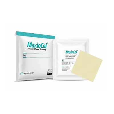 Safe N Simple - MX0505 Gelling Fiber Dressing MaxioCel® Chitosan-based Gelling Fiber 2 X 2 Inch Square