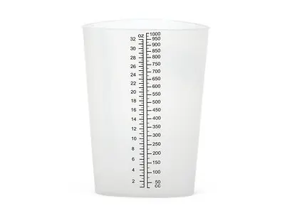 Medline - DYND80419 Graduated Container Triangular Polypropylene 1