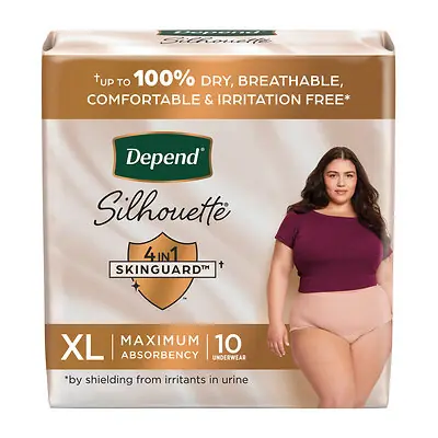 Kimberly Clark - 55425 Depend® Silhouette® Maximum Absorbency Underwear