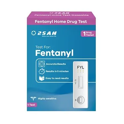 2San LLC - USFTY1AT-1 Drugs of Abuse Test Kit 2San™ Fentanyl 1 Test per Kit (24 Kits per Case) CLIA Waived