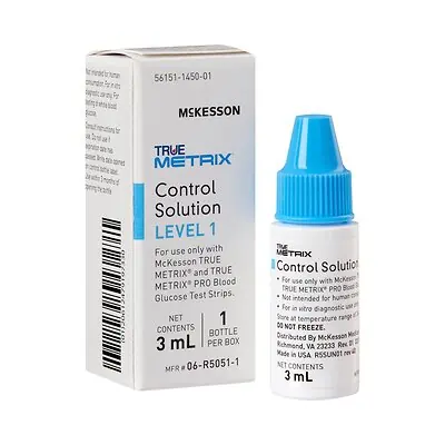 McKesson Brand - 06-R5051-1 McKesson TRUE METRIX® Glucose Control Solution