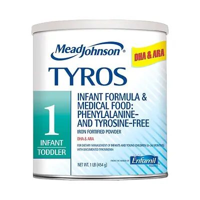 Mead Johnson - 893001 Tyros™ 1 Infant Formula & Medical Food: Phenylalanine- and Tyrosine-Free