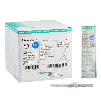 B. Braun - 4252519-02 Introcan Safety® Peripheral IV Catheter
