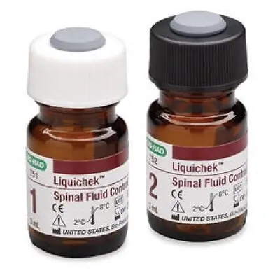 Bio-Rad Laboratories - 750X Assayed Control Liquichek™ Spinal Fluid Level 2 2 X 3 mL
