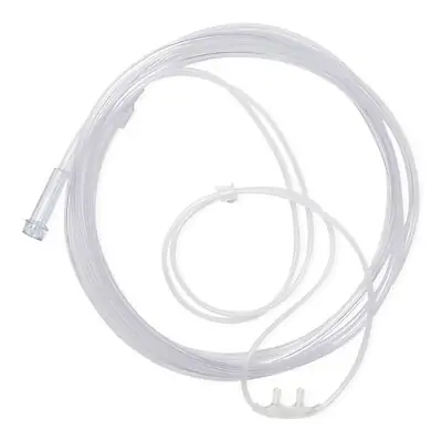 Medline HCS4518 - Nasal Cannula Soft-Touch™ Pediatric Curved Prongs 7 Foot Tubing Low Flow Rate - 1/Each, 50/Case