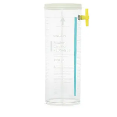 McKesson Brand - 16-43423-01 Suction Canister McKesson 1500 mL Without Lid