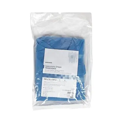 McKesson Brand - 183-I80-05172G-S McKesson Sterile Transverse Laparotomy Drape