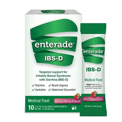 AmiLyfe Bioscience LLC - 40850052516008 enterade® IBS-D Dietary Support Medical Food