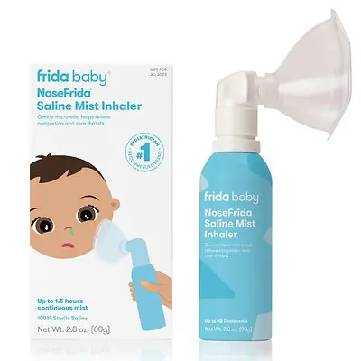 Fridababy LLC - 500001350 Saline Nasal Spray Frida Baby 100% Strength 2.8 oz.