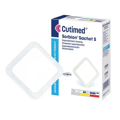 BSN Medical - 7323268 Gelling Fiber Wound Dressing Cutimed® Sorbion® Sachet S 5 X 5 Inch Square Sterile