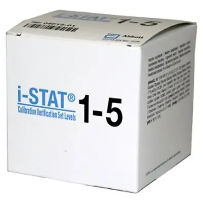 Abbott Point of Care - 06F1501 Calibration Verification Set i-STAT® 20 X 1.7 mL For i-STAT Point-of-Care Analyzers
