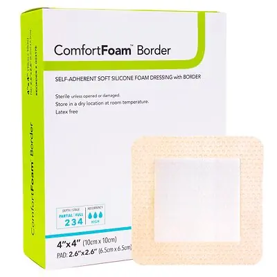 Sion Brands LLC - 00317E ComfortFoam™ Border Silicone Foam Dressing