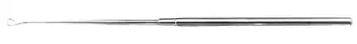 Bausch & Lomb - N0415 2 Ear Curette Bausch+Lomb Sprague 7 Inch Length Round Handle Large Tip Curved Loop Tip