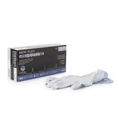 Microflex Medical - LSE-104-L LifeStar™ EC Nitrile Extended Cuff Length Exam Glove
