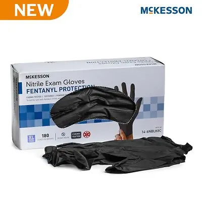 McKesson Brand - 14-6NBLK8C McKesson Confiderm® 6.8C Nitrile Exam Glove