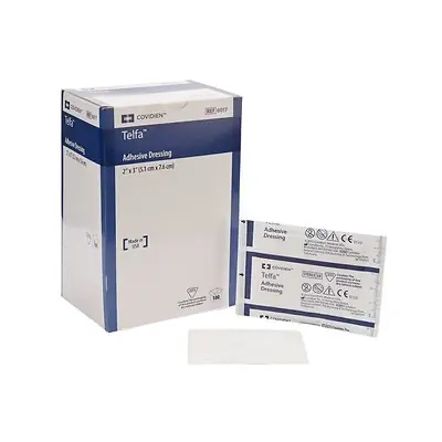 Cardinal - 6017 Telfa™ White Adhesive Dressing