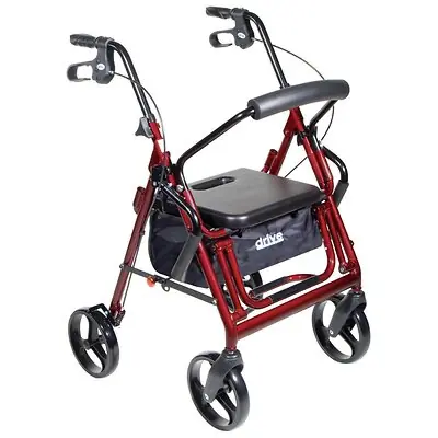 Drive DeVilbiss Healthcare - 795BU drive™ Duet Four-Wheel Rollator