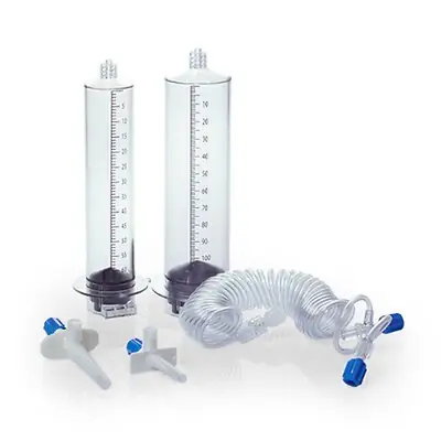 Ecomed Solutions LLC - ECO-100302T MRI Dual Syringe Kit Ecomed® 102 Inch Tubing 65 mL / 115 mL
