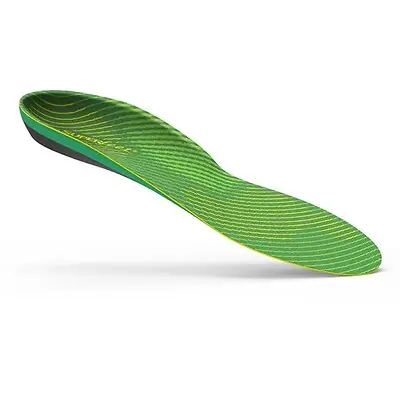 Superfeet - FL793210 Runner Orthotic Insole Run Low Arch Foam Women 10.5 to 12 / Men 9.5 to 11 Gunmetal
