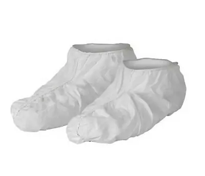 Ansell - 27000 Shoe Cover KleenGuard™ A40 One Size Fits Most Shoe High Seamless Sole White NonSterile