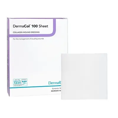 Sion Brands LLC - 003321 Collagen Dressing DermaCol™ 100 2 X 2 Inch Square Sterile