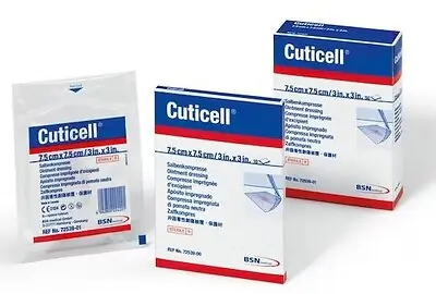 BSN Medical - 7100701 Impregnated Contact Layer Dressing Cuticell® 3 X 3 Inch Sterile
