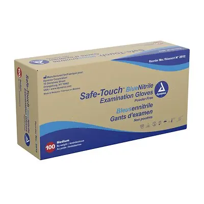 Dynarex - 2512 Safe-Touch™ Nitrile Exam Glove