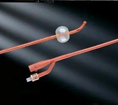 Bard - 0170SI16 Foley Catheter Lubri-Sil™I.C. 2-Way Coude Tip 5 cc Balloon 16 Fr. Antimicrobial Coated Silicone