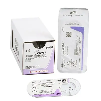 J & J Healthcare Systems - J494G Coated Vicryl™ Suture with Needle