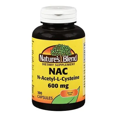 National Vitamin Company - 54629409760 Nature's Blend NAC 600 mg Capsules