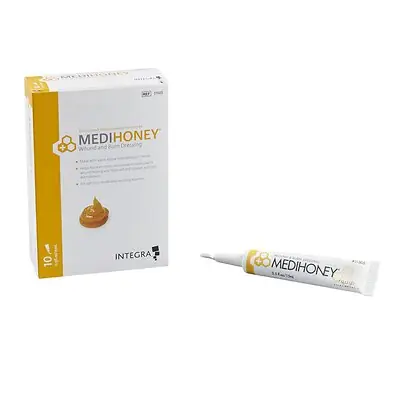 McKesson Brand - 31505 Medihoney Wound and Burn Dressing Paste 0.5 oz Tube