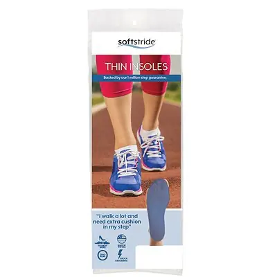 Brownmed - 71421 Thin Orthotic Insole Soft Stride™ Thin Insole Polymer Women 4 to 6 / Men 2 to 4