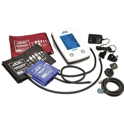 American Diagnostic Corp - 9003K-MCC Automatic Digital Blood Pressure Monitor E-sphyg™ 3 Multiple Sizes Arm Nylon Cuff 19 - 50 cm Desk Model