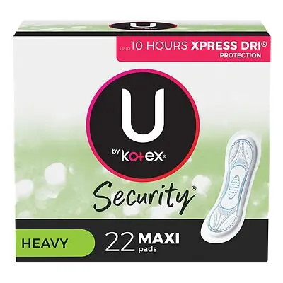 Kimberly Clark - 03906 U by Kotex® Security® Maxi Pad