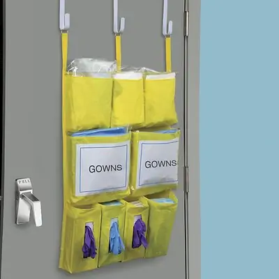 Health Care Logistics - 17678Y Isolation PPE Station Yellow 25 X 33 Inch Nylon
